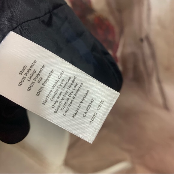 Talbots Sailboat Print Quilted Vest - Picture 8 of 10